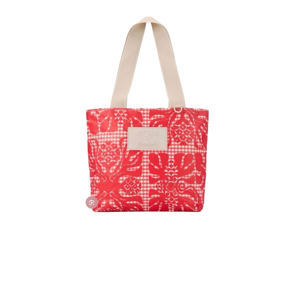 Manuhealii x Aloha Collection Red Ulu Quilt Print Mini Tripper NWT